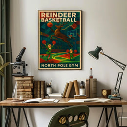 Reindeer Basketball Extravaganza Poster