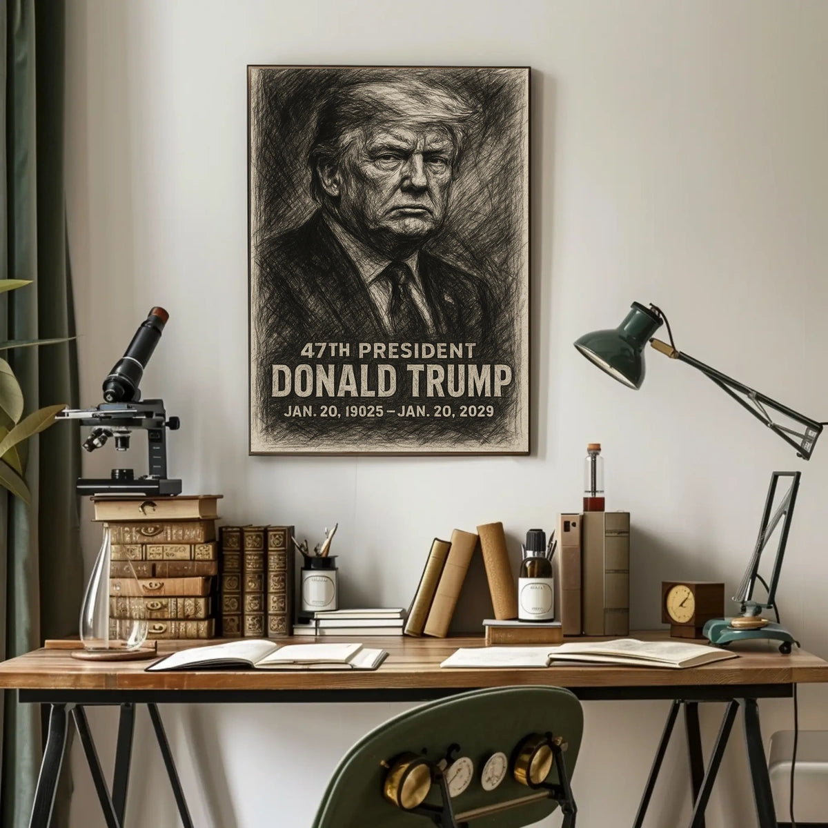Donald Trump The Unyielding Resolve Poster
