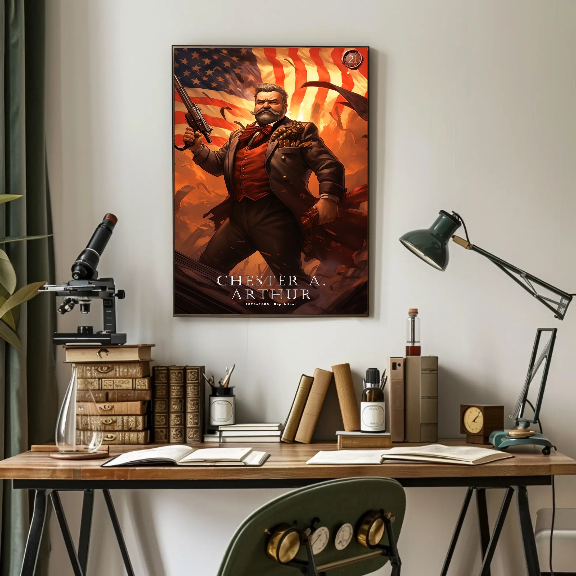Chester A. Arthur: A Historical Tribute Poster