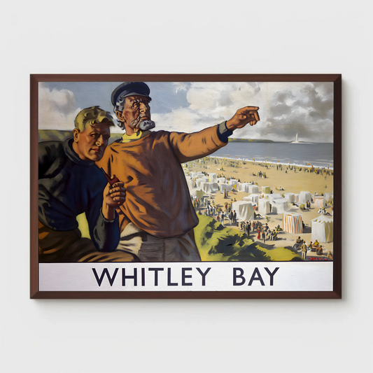 Whitley Bay Seaside Poster