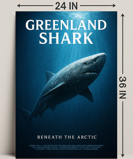Greenland Shark Beneath the Arctic Poster PosterGoat