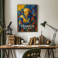 Francis A Colorful Tribute Poster