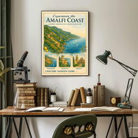 Amalfi Coast Travel Adventure Poster