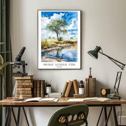 Hwange National Park Zimbabwe Poster