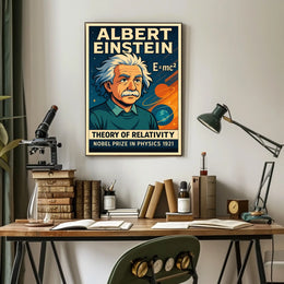 Albert Einstein Nobel Prize In Physics Poster