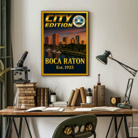Boca Raton City Edition Poster
