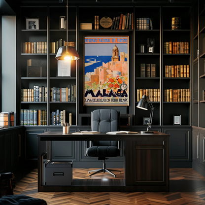 Visit Malaga, Spain Poster