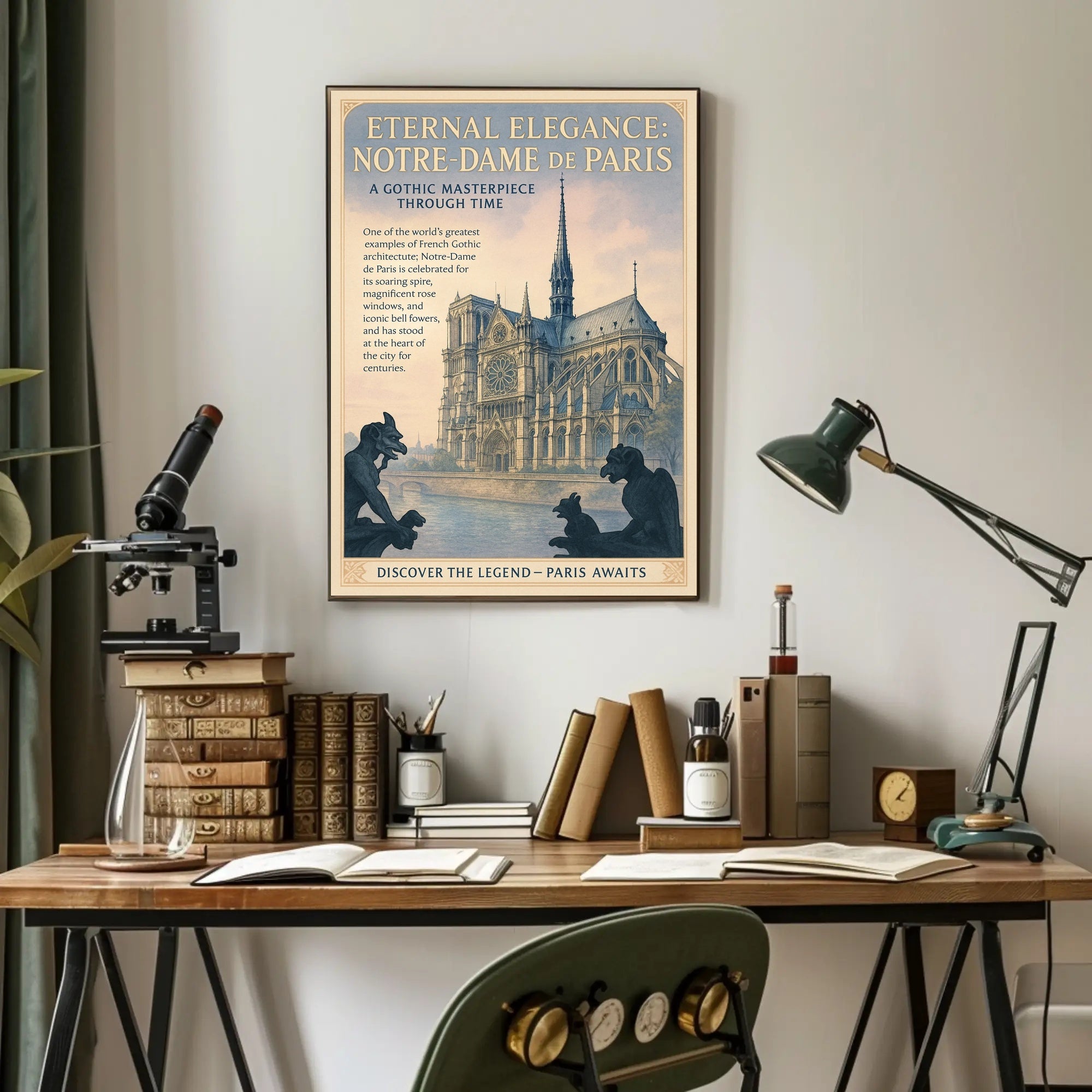 Eternal Elegance: Notre-Dame de Paris Poster PosterGoat