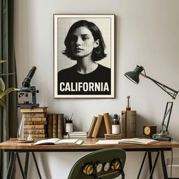 California Portrait Poster