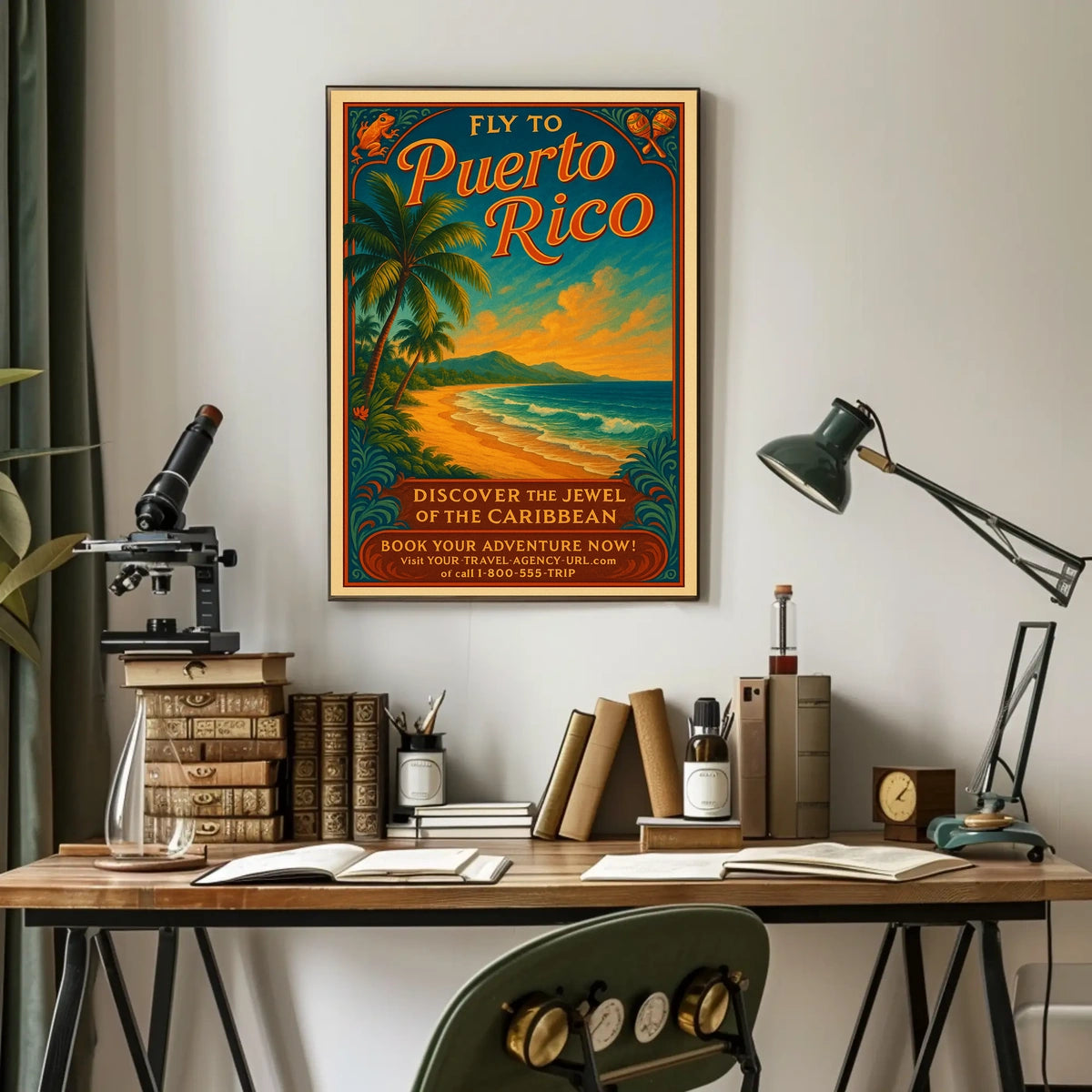 Discover The Jewel Of The Caribbean Poster