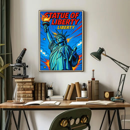 Statue of Liberty Icon of Freedom Poster PosterGoat