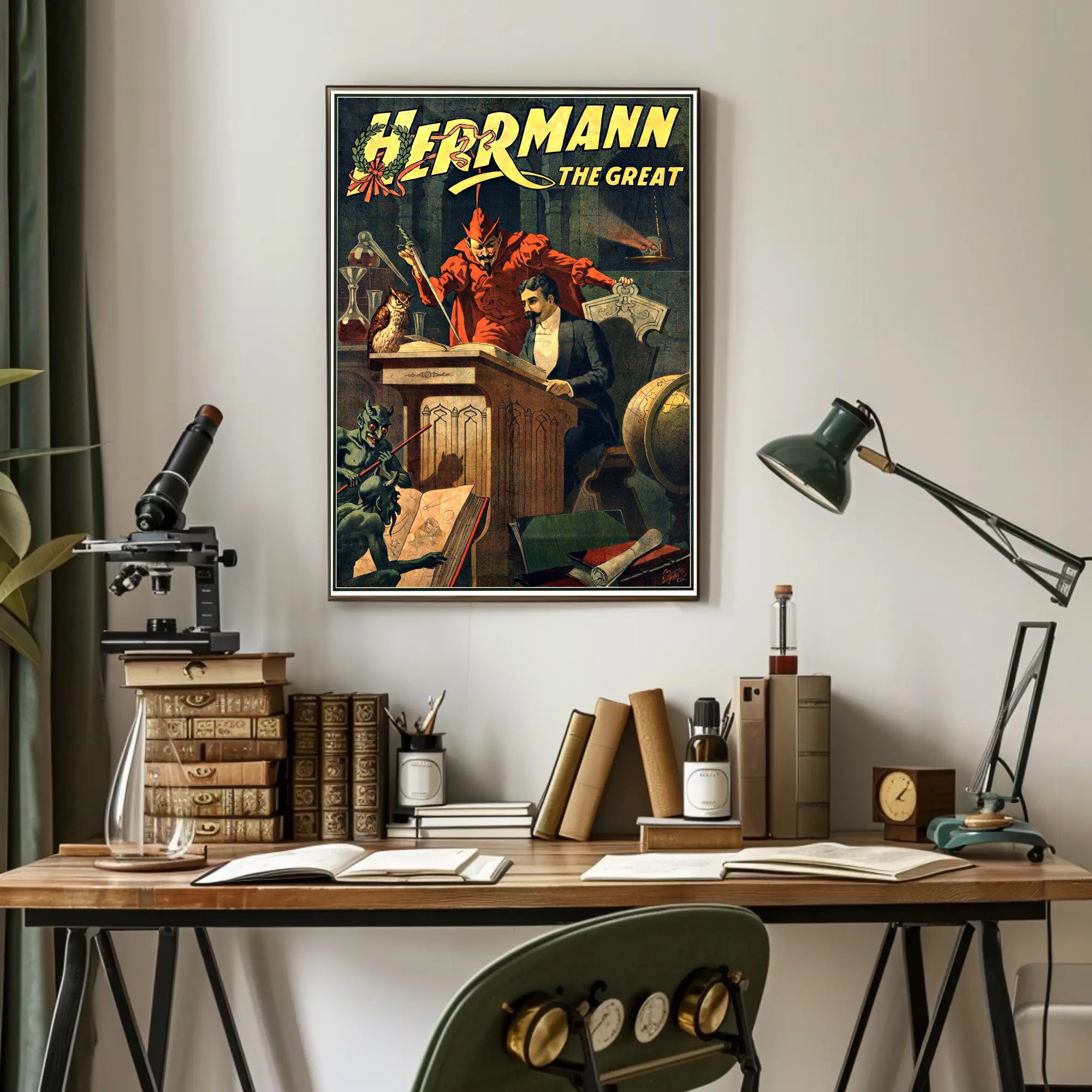 Mystical Magic Show Illusionist Art Poster - Artistic Poster