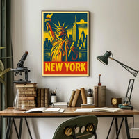 New York Iconic Skyline Poster