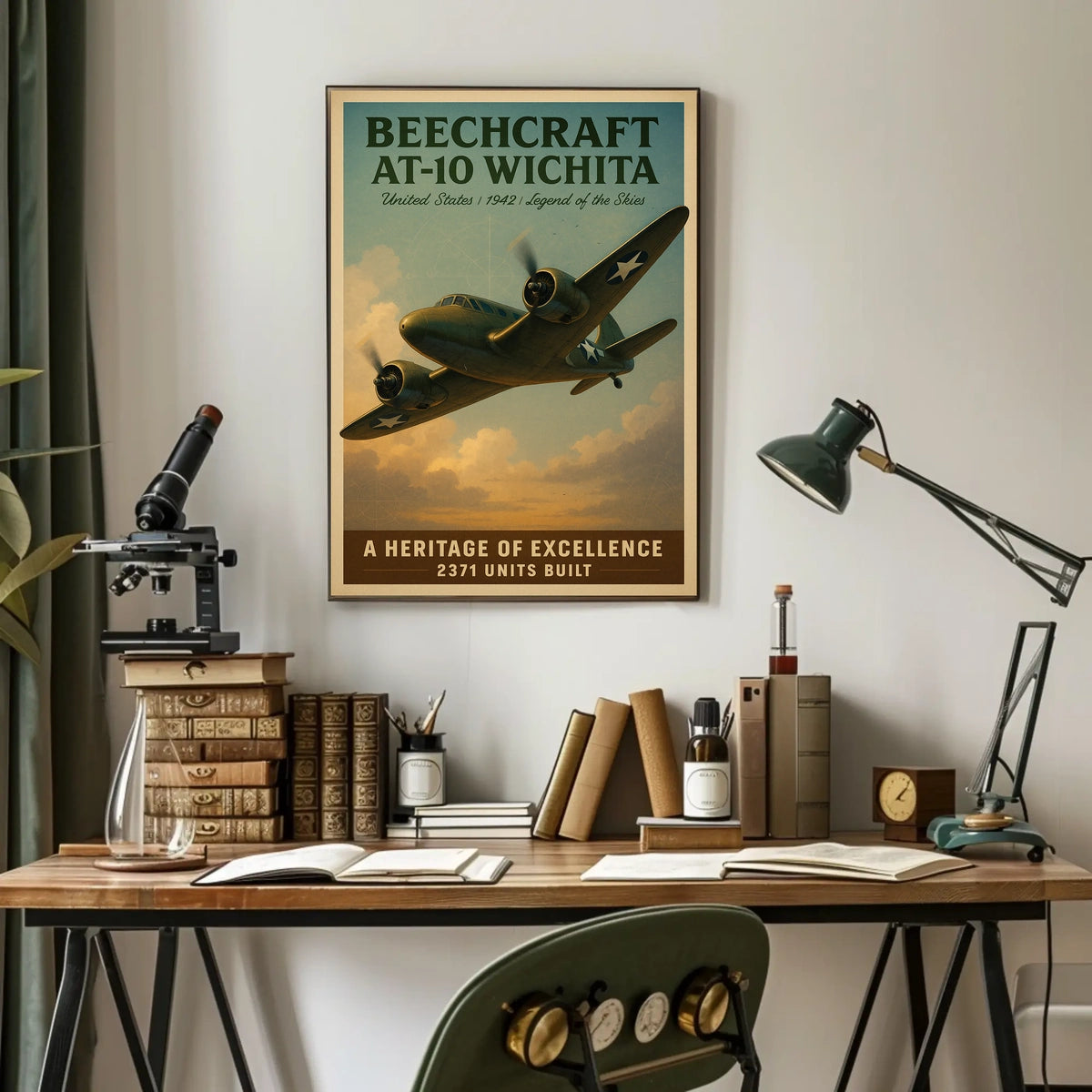 Beechcraft AT-10 Wichita Legend of the Skies Poster