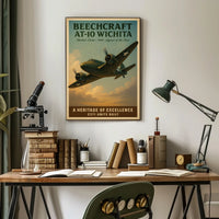 Beechcraft AT-10 Wichita Legend of the Skies Poster
