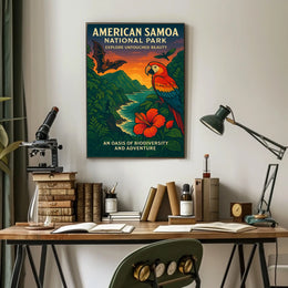 American Samoa's Pristine Beauty National Park Poster