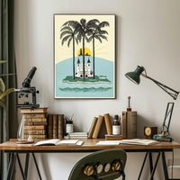 Tropical Sunrise Over Malang Poster PosterGoat