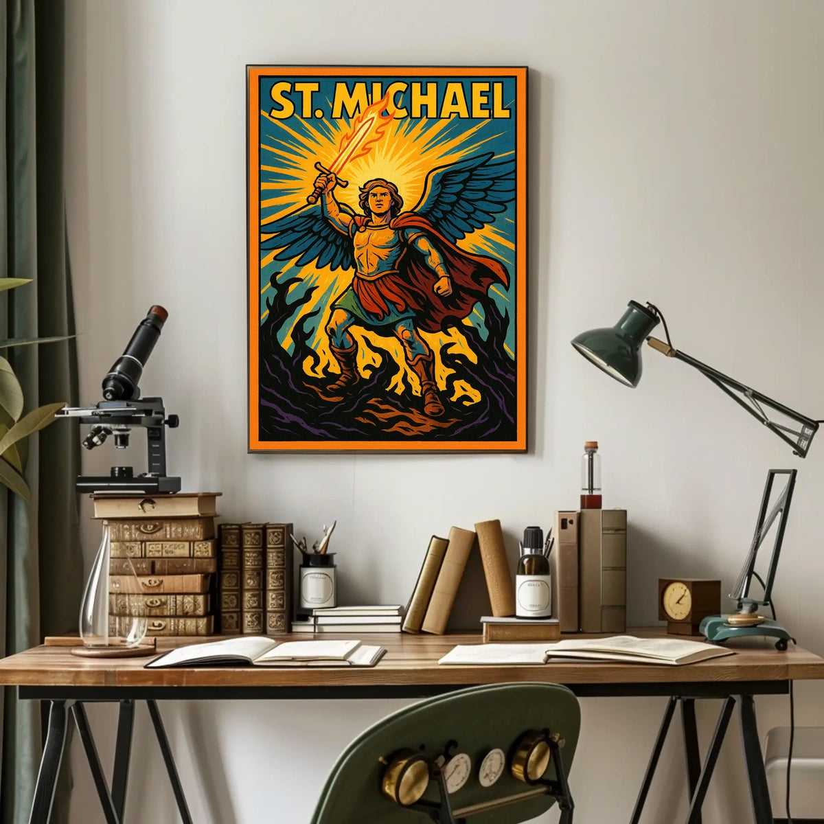 Archangel Michael Wall Art Poster