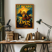 Archangel Michael Wall Art Poster