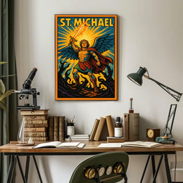 Archangel Michael Wall Art Poster