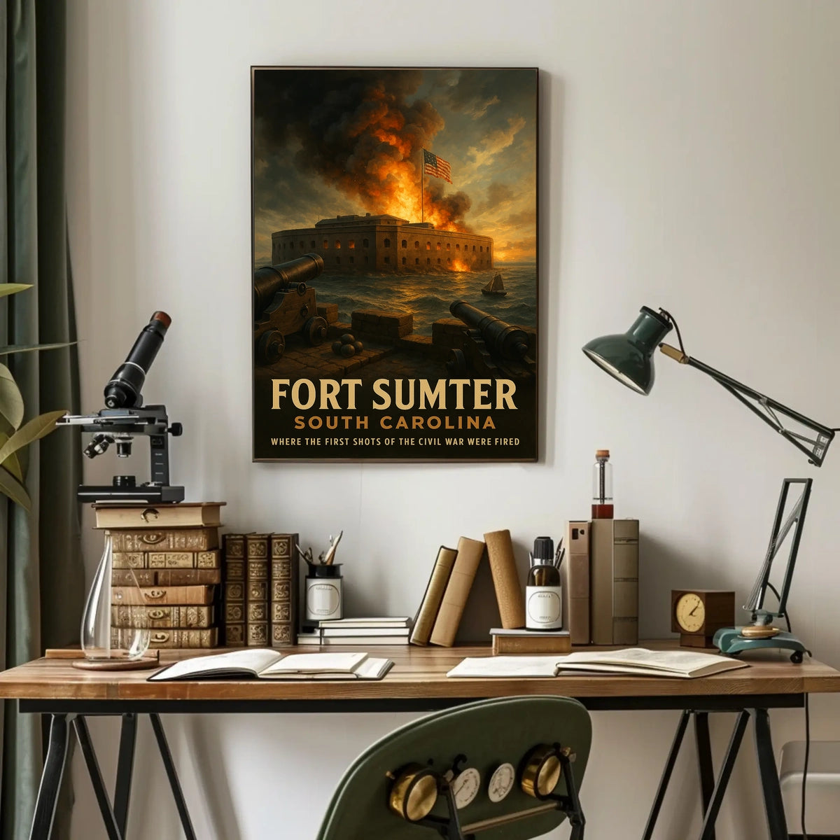 Fort Sumter The Dawn Of The Civil War Poster
