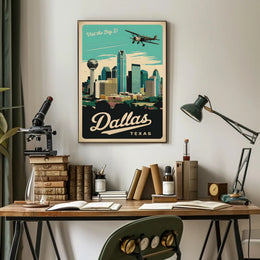 Visit Dallas, Texas Poster