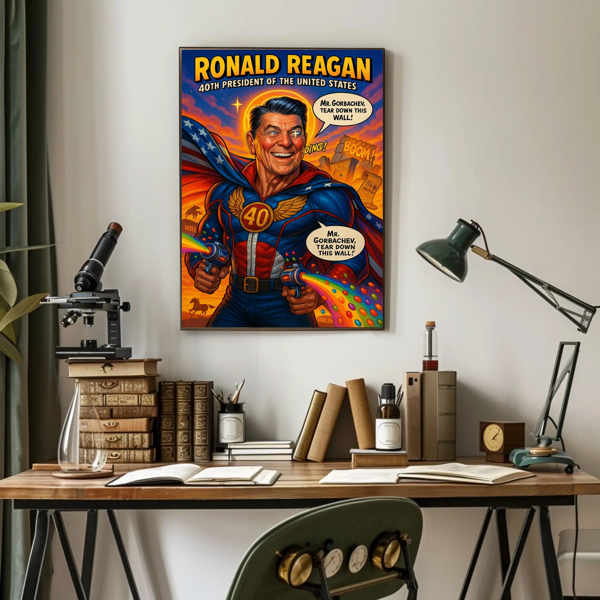 Ronald Reagan – 40th President Poster PosterGoat