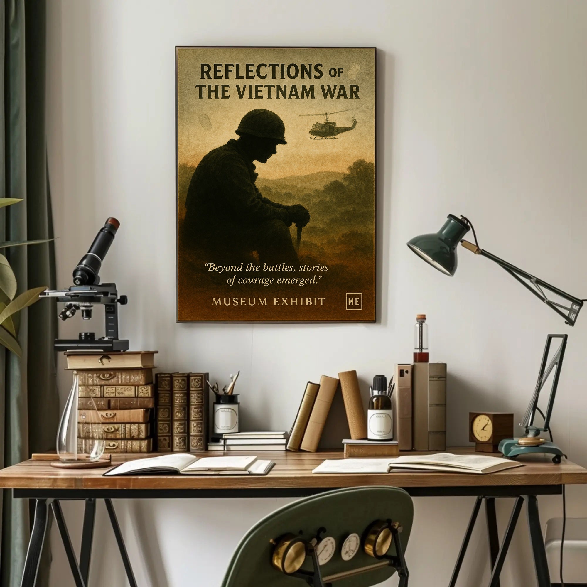 Reflections of the Vietnam War Poster Art Print