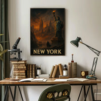 New York A Dramatic Skyline Poster