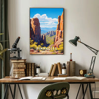Pinnacles National Park Adventure Landscape National Park Poster
