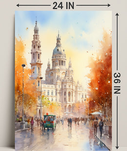 Autumn In The City Poster