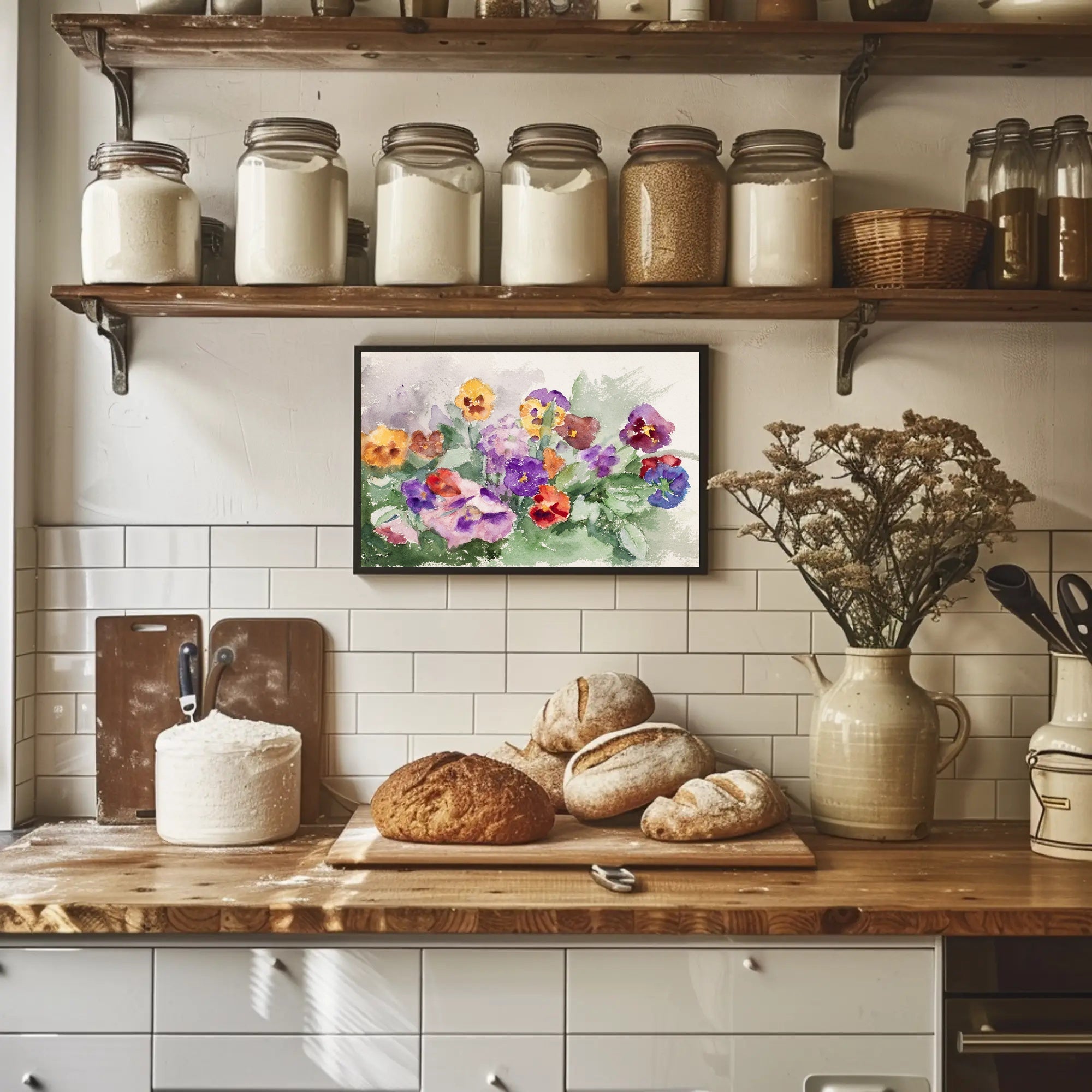 Watercolor Blossoms Poster