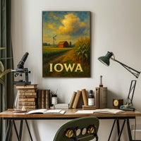 Iowa Landscape Poster