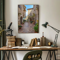 San Marino Old Town Stone Streets View Scenic Poster