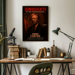 Jimmy Carter 39th President of the United States Zombidents Poster Series