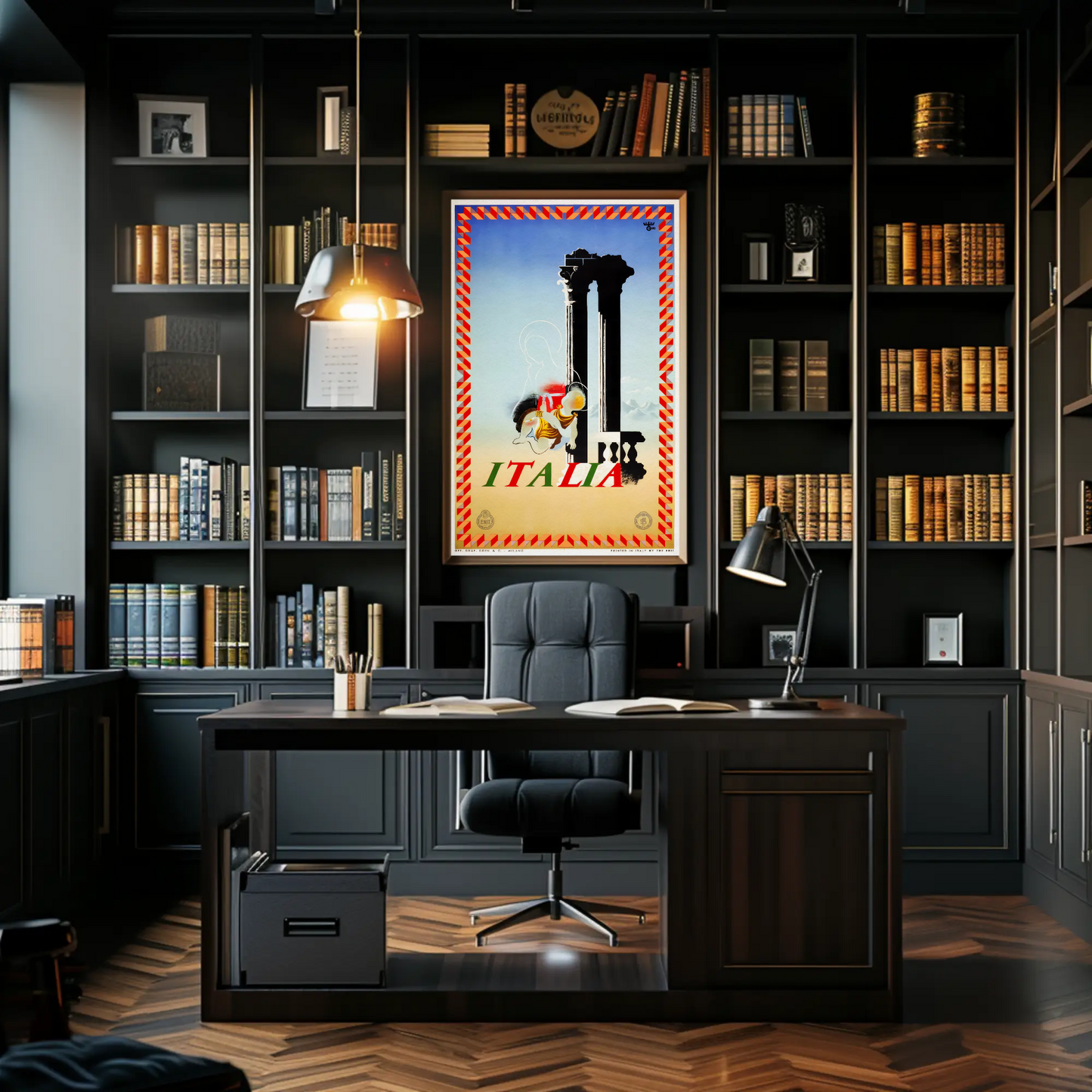Italia Travel Poster