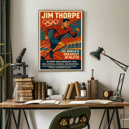 Celebrating Jim Thorpe Worlds Greatest Athlete Jim Thorpe Poster