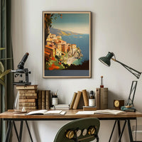 Coastal Townscape Poster
