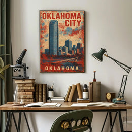 Oklahoma City Skyline Poster