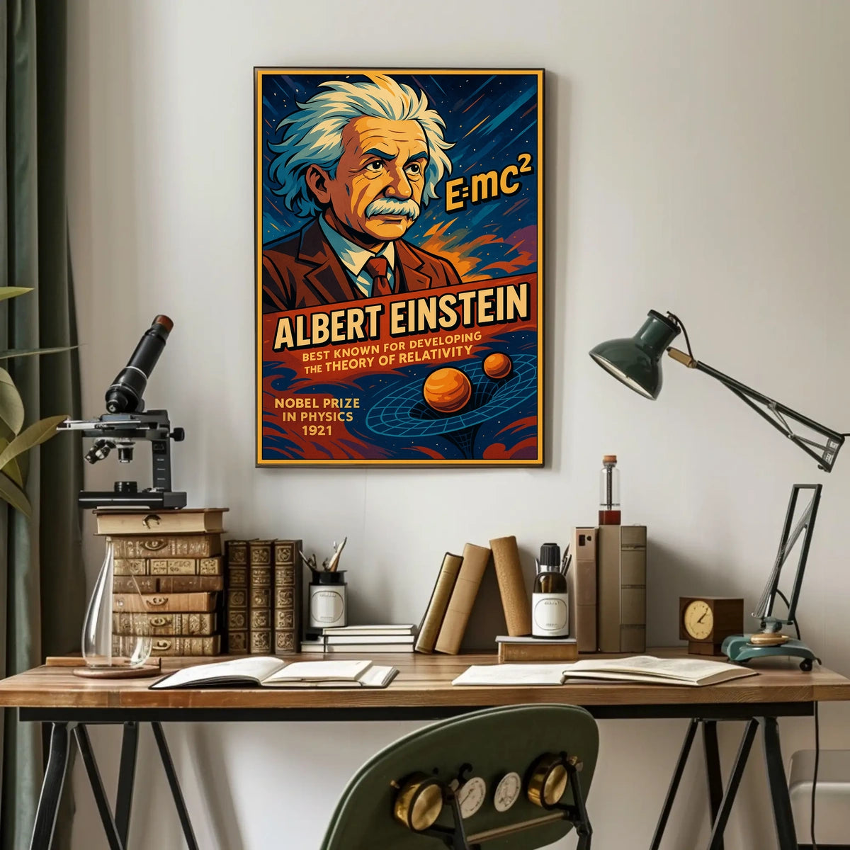 Albert Einstein Nobel Prize In Physics Poster