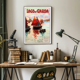 Lago Di Garda Travel Poster
