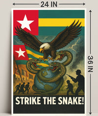 Strike the Snake! Poster PosterGoat