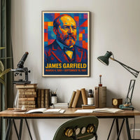 James Garfield 20th President Poster