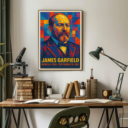 James Garfield 20th President Poster