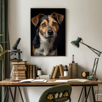 Portrait Of A Loyal Companion Poster PosterGoat
