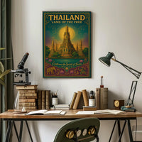 Thailand Land Of The Free Poster
