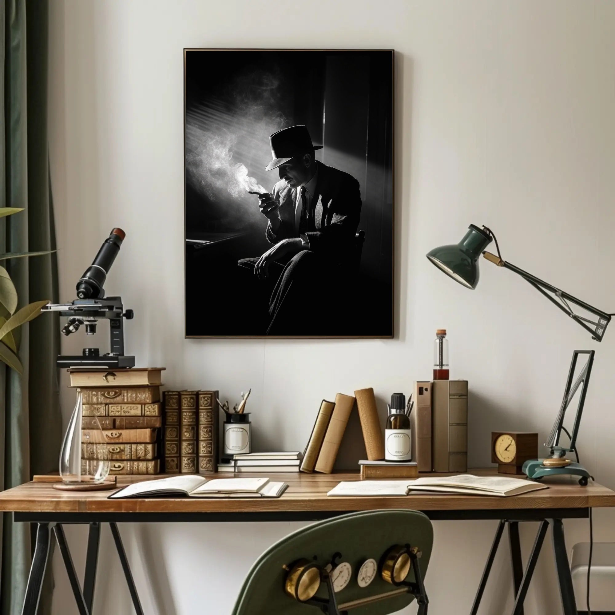 Noir Reflection Poster