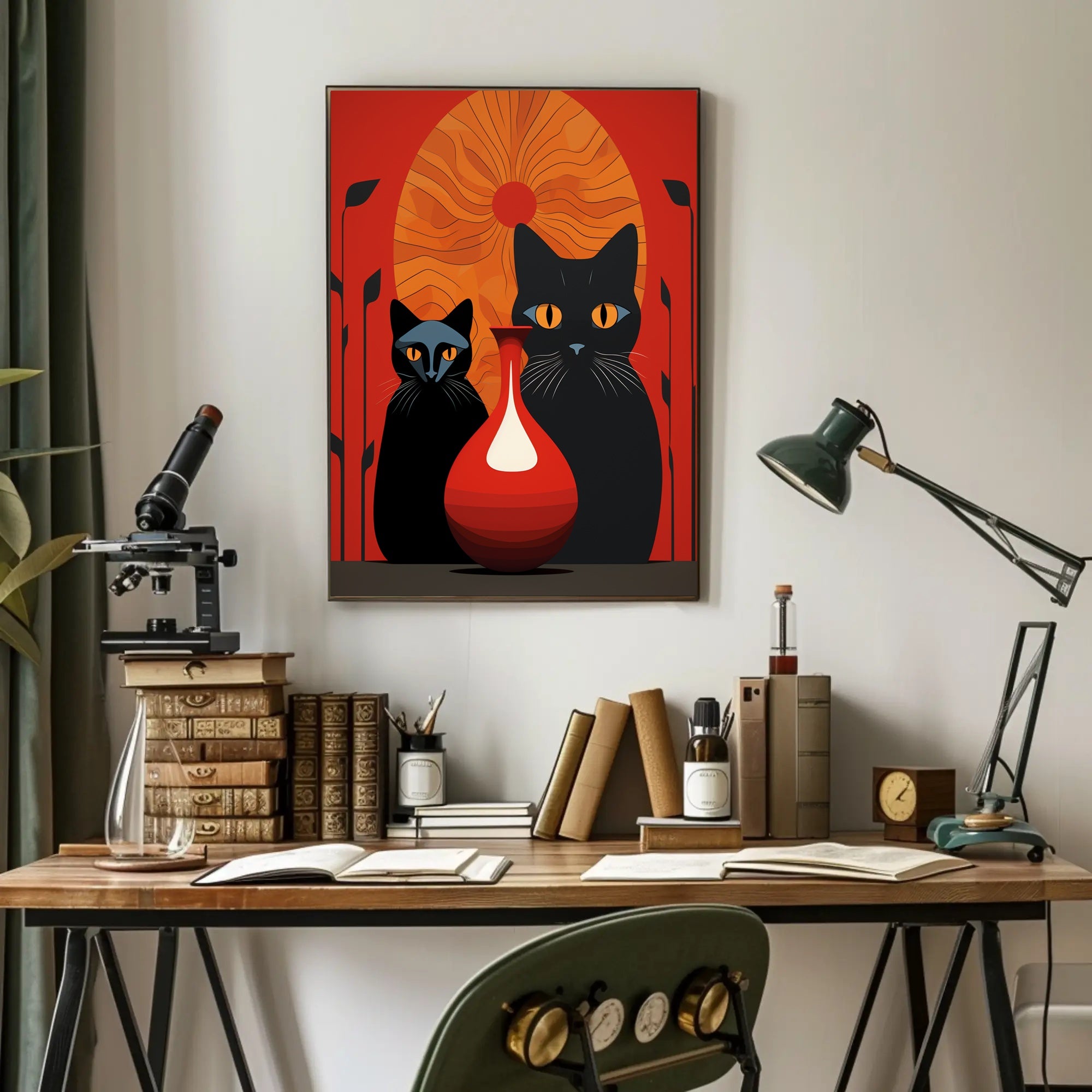 Feline Elegance Poster