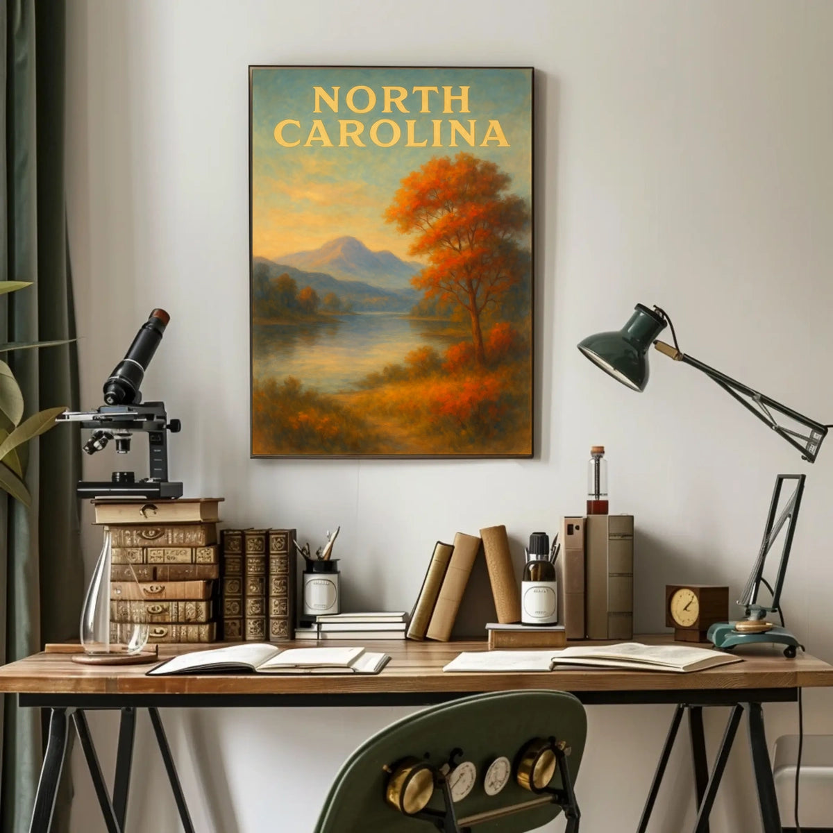 North Carolina Landscape Poster