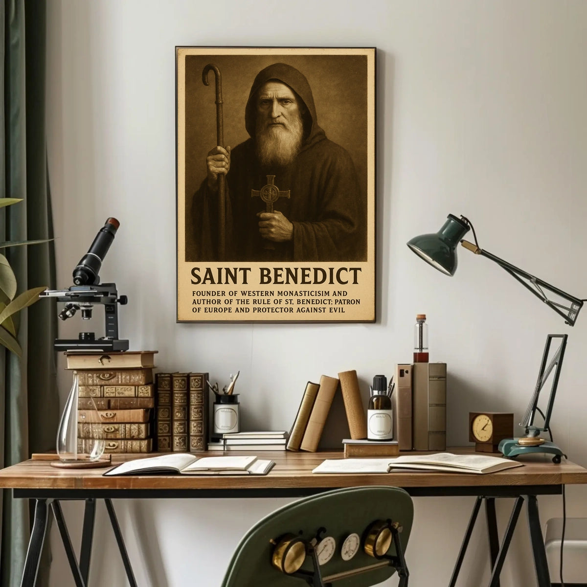 Saint Benedict Poster